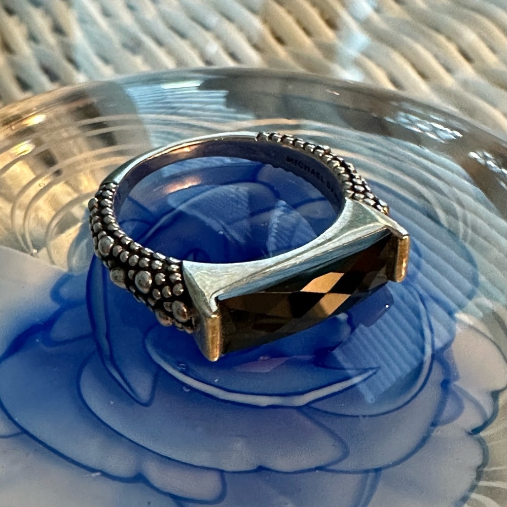 Michael Dawkins black onyx unisex ring
